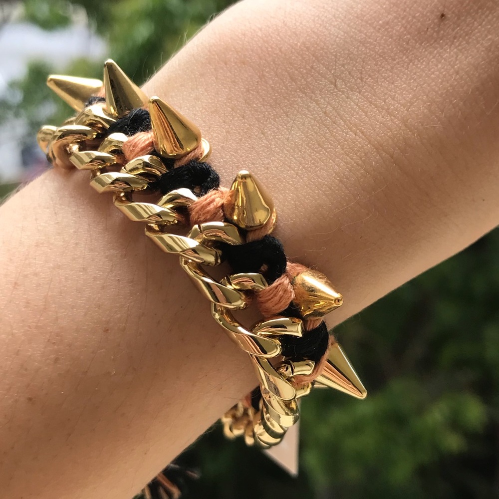 Ettika Spike Chain Bracelet